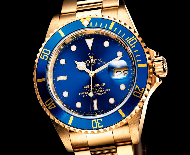 replique de montre en or rolex submariner