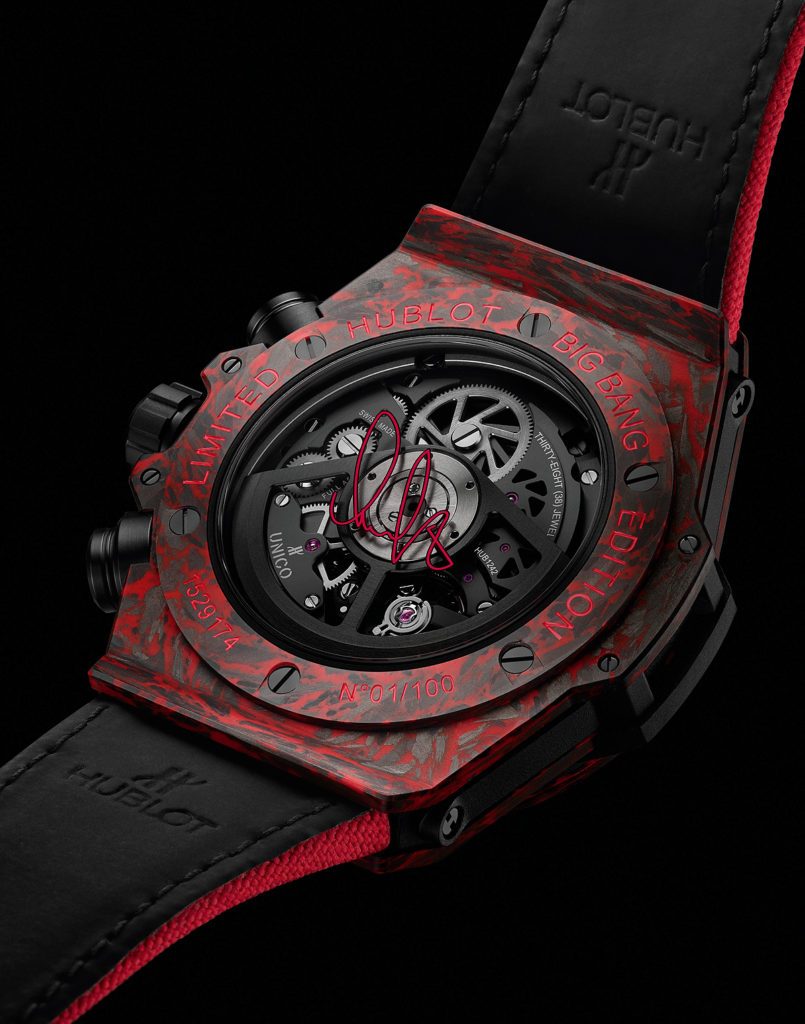 Replique Hublot Big Bang Unico Red Carbon Alex Ovechkin 