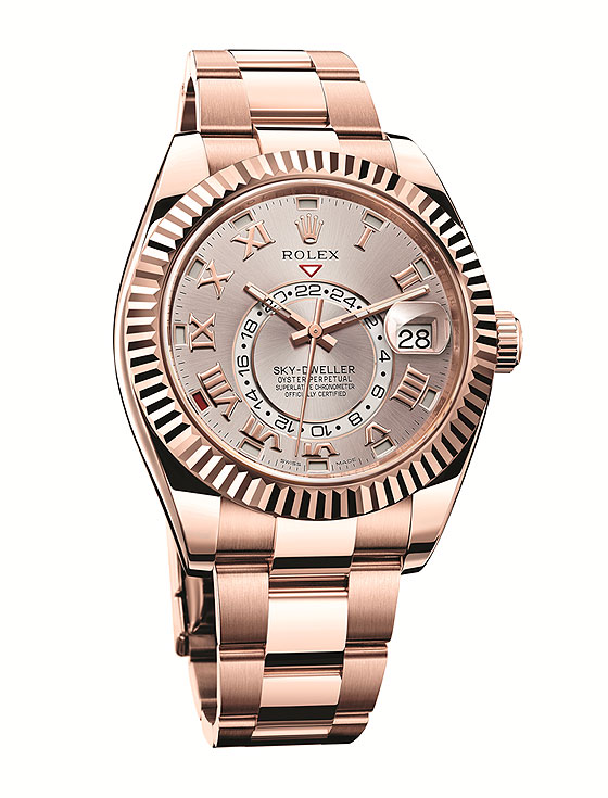 Copie Rolex Sky-Dweller Everose